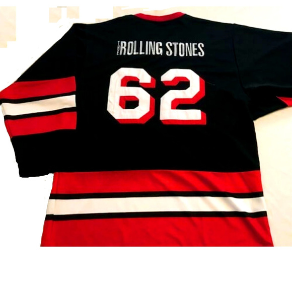 The Rolling Stones rock Hockey Jersey M L NWT - Picture 6 of 7